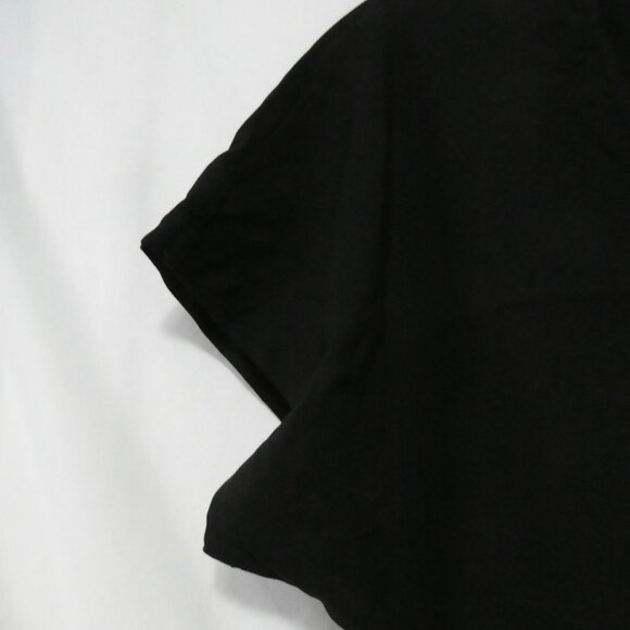 SHEIN - Curve | 2XL | Black Scalloped Hem V-Neck Mini Dress - Picture 3 of 14